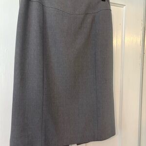 Talbots Classic Gray Pencil Skirt